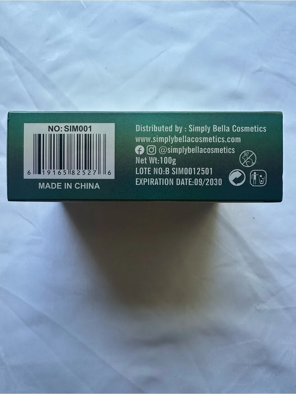 Simply Bella Pure Olive Oil & Aloe Vera Soap Bar 100g NIB